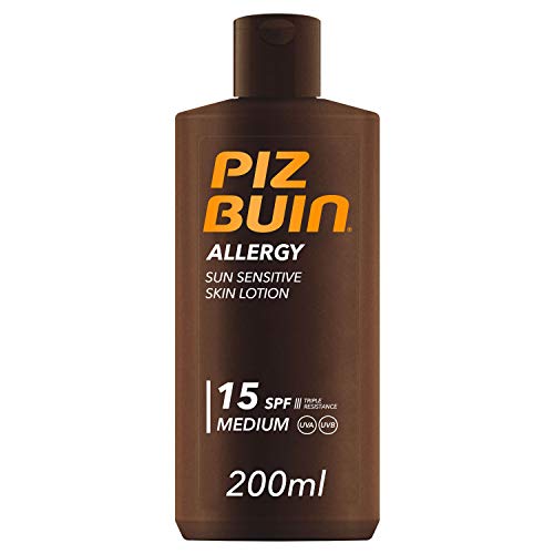 Piz Buin, Protector Solar Allergy Loción SPF 15, 200 ml