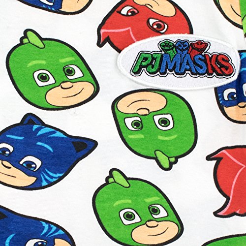 PJ Masks Pijamas de Manga Corta para Niños Ajuste Ceñido Multicolor 4-5 Años