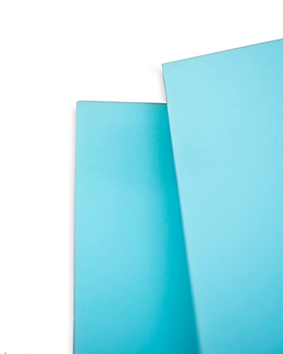 Plancha de Espuma Estándar - Densidad Media D25kg (200 x100 x02 cm de grosor) - Color Azul - Multiusos (Colchón, Relleno para Asientos, Tapicería, Disfraces de Foam, etc)