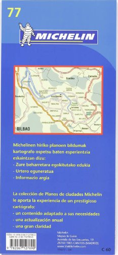 Plano Plegable Bilbao: City Plans (Planos Michelin)