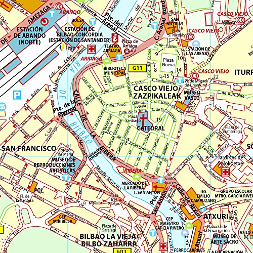 Plano Plegable Bilbao: City Plans (Planos Michelin)