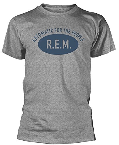 Plastic Head R.E.M Automatic for The People - Camiseta para hombre, color gris Gris gris M