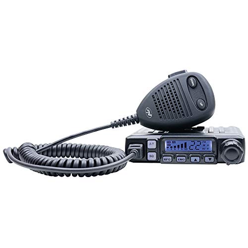 PNI Radio CB Escort HP 7120 ASQ, RF Gain, 4W, 12V y CB Extra 48 Antena con imán Incluido, 45cm, SWR 1.0, Am/FM Solo Funciona en la Banda de la EU
