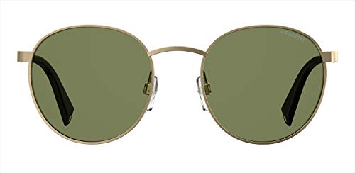 Polaroid PLD 2053/s Sunglasses, PEF/UC Gold Green, 51 Unisex-Adult