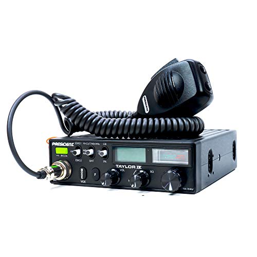 PRESIDENT ELECTRONICS TXPR403 - Taylor-IV Emisora CB Puede funcionar con 12/24 voltios 40 Canales Am/FM