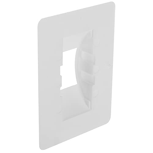 PrimeMatik - Carcasa de plástico Cubre polea en Color Blanco