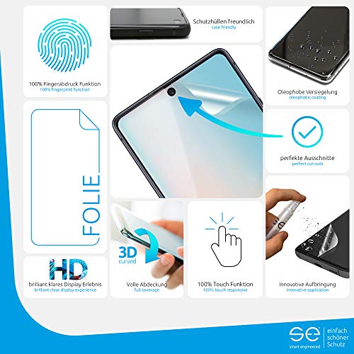 Protectores de Pantalla de hidrogel 3D Compatible con Samsung Galaxy S10 Lite [2 Unidades | Smart Engineered] - Pelicula Vidrio TPU -Transparente, Compatible con tu Carcasa, Lámina Blindada de TPU