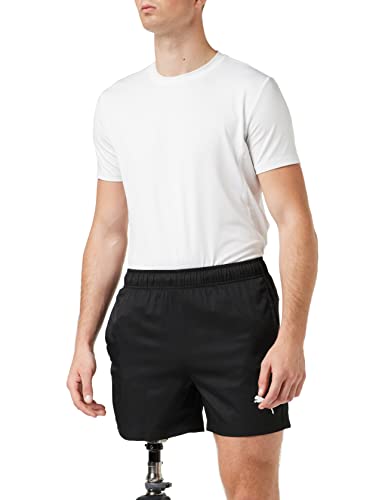 PUMA Active Woven Short 5` Pants, Hombre, Black, XL
