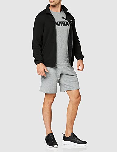 Puma LIGA Casuals Shorts, Pantalones Cortos, Hombre, Gris (Medium Gray Heather-Puma Black), XL