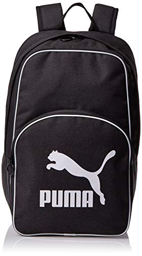 PUMA Originals Backpack Retro Woven Mochilla, Unisex-Adult, Black, OSFA
