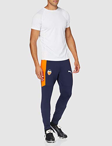 Puma Valencia CF Temporada 2020/21-Training Pants w/Zip Pockets and zi Pantalón, Unisex, Peacoat White, XL