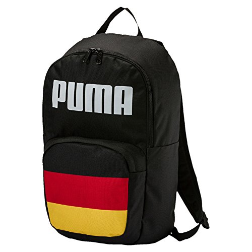 Puma World Cup - Mochila para abanicos sin licencia (Alemania), color negro