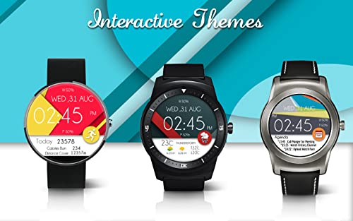 Pure Material Design Interactive Watch Face