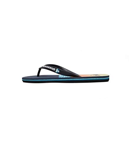 Quiksilver Molokai Hold Down, Zapatos de Playa y Piscina Hombre, Multicolor (Black/Blue/Blue Xkbb), 42 EU