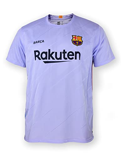 R ROGER'S FC. Barcelona Camiseta Replica 2ª EQ Temporada 2021/22 - Producto con Licencia - 100% Poliéster (M)