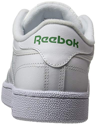 Reebok Club C 85, Zapatillas Unisex Adulto, Blanco (INT-White/Green), 43 EU