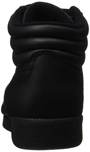 Reebok Freestyle Hi - Zapatillas de cuero para mujer, Negro (Black), 37.5 EU