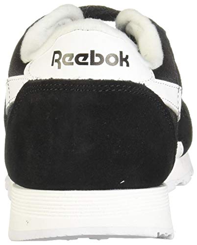 Reebok Nylon Cl, Zapatillas Mujer, Negro (Black/Black/White Q36), 37 EU