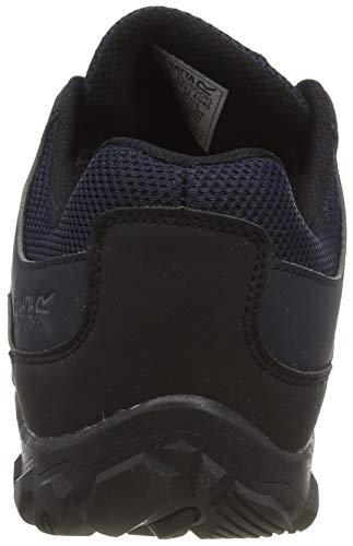 Regatta edgepoint III' Waterproof Walking Shoes, Zapatillas de Senderismo Hombre, Azul (Navy/Burnt Umbre Qfd), 45 EU