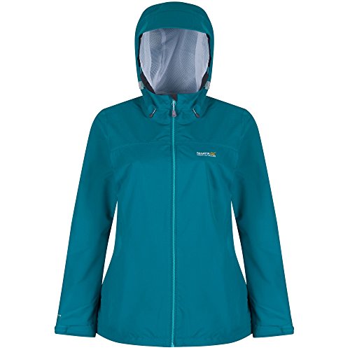 Regatta - Great outdoors - chaqueta impermeable ligera modelo hamara para mujer (40/lago)