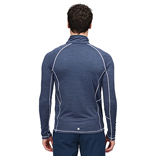 Regatta Yonder Camiseta, Azul Marino (Blanco), XL Hombre