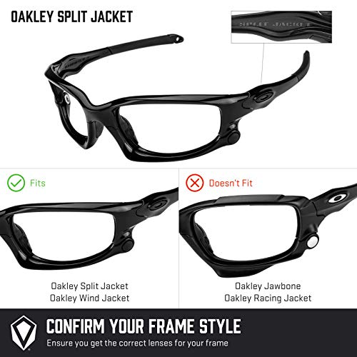 Revant Kit de goma MaxGrip® para las Oakley Split Jacket: Negro