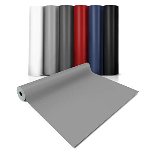 Revestimiento de PVC Expotop para suelos de PVC, varios anchos, muchos colores, por metros, longitud a medida (100 x 200 cm, gris)