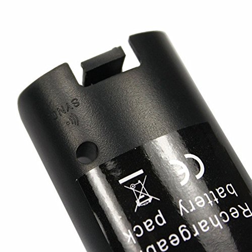 REY Batería Recargable para Mando Remote Wii Negro Capacidad 3600mAh