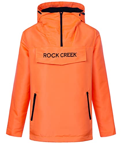 Rock Creek Anorak D-474 - Chaqueta cortavientos para mujer, naranja, XXL