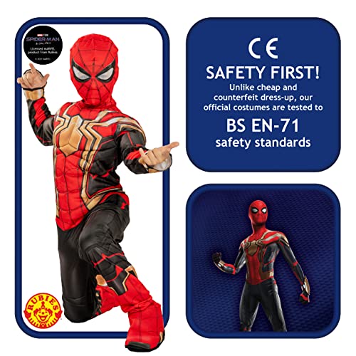 Rubies Marvel Deluxe Iron Spider-Man Boy's Fancy Dress Costume Small