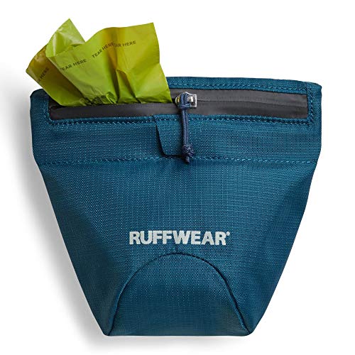 RUFFWEAR Bolsa Pack out, Bolsita de Premios y Dispensador de Bolsas para Excrementos - Luna Azul, Grande 7,5 x 6,5" (19 x 16,5 cm)