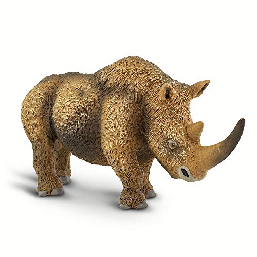 Safari- Rinoceronte Lanudo Dinosaurios y Criaturas prehistóricas, Multicolor (S100089)