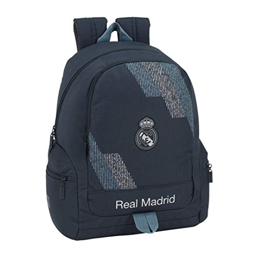 Safta 072411 Real Madrid 2 Mochila Tipo Casual 43 cm, 1 litro, Azul