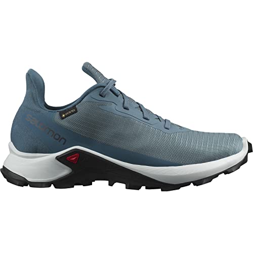 Salomon Alphacross 3 Gore-Tex (impermeable) Mujer Zapatos de trail running, Azul (Bluestone/White/Mallard Blue), 42 2/3 EU