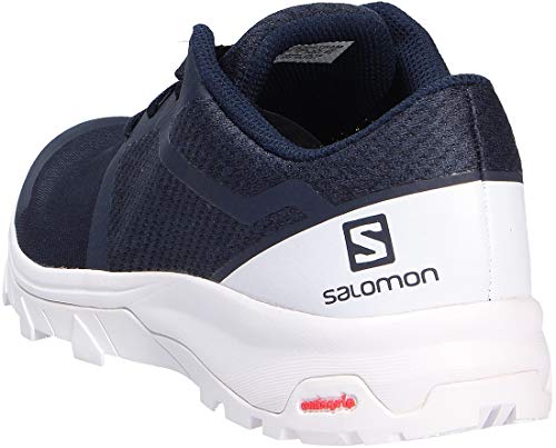 Salomon Outbound, Zapatillas de Senderismo Hombre, Color: Azul (Navy Blazer/White/White), 49 1/3 EU
