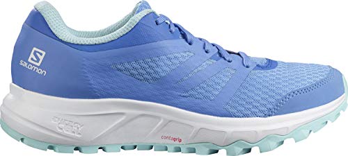 Salomon Trailster 2 Mujer Zapatos de trail running, Azul (Little Boy Blue/White/Tanager Turquoise), 37 ⅓ EU