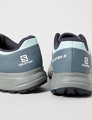 Salomon Trailster 2 Mujer Zapatos de trail running, Gris (Lead/Stormy Weather/Icy Morn), 36 EU