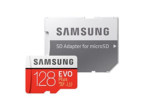 Samsung MB-MC128GA/EU EVO Plus - Tarjeta MicroSD de 128 GB, UHS-I, Clase U3, hasta 100 MB/s de Lectura, 90 MB/s de Escritura, Adaptador SD Incluido