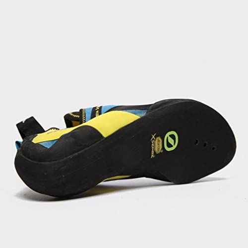 Scarpa Vapor, Zapatillas de Escalada Hombre, Ocean-Yellow FRX, 40 EU