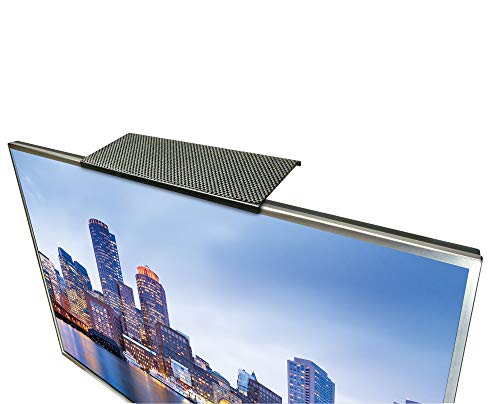 SCHWAIGER -661804- Sistema de Estante de TV 18" Gran Soporte Superior de TV en LED LCD TV de Pantalla Plana para Altavoces Grandes Antena del Receptor Barra de Sonido en el Soporte de Pared de TV