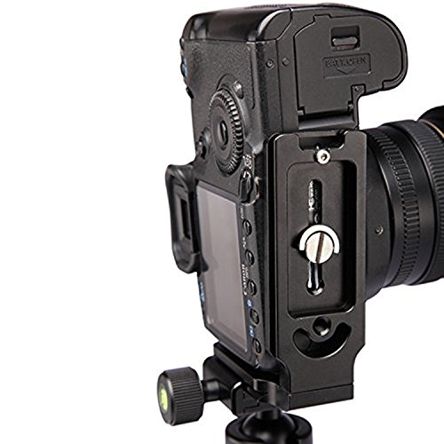 Selens L-M Universal 1/4" Tornillo L Forma Placa de liberación Rápida Soporte Bracket para Canon Nikon Sony Cámaras
