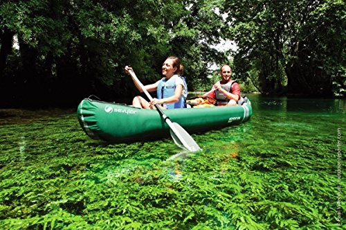 Sevylor Kayak Adventure Plus, Verde/Gris, 373 x 90 cm,