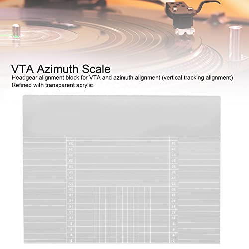 Shanrya Regla de Acimut VTA, Escala de Acimut VTa de Alta Definición para el Equilibrio del Brazo de Tono