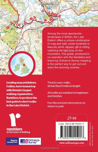 Short walks in the Lake District (Collins Ramblers) [Idioma Inglés]: Guide to 20 local walks
