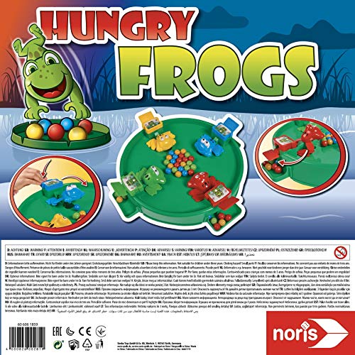 Simba- Hungry Frogs Juego Rana Tragona, para niños a Partir de 4 años, Multicolor (606061859)