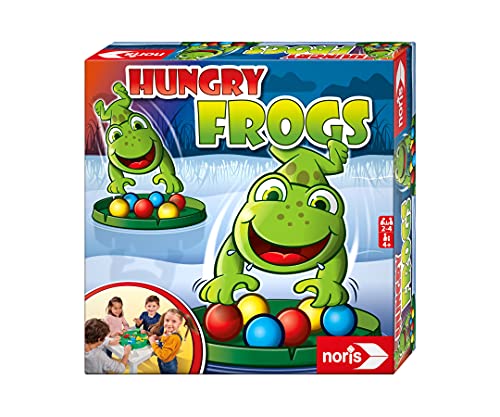 Simba- Hungry Frogs Juego Rana Tragona, para niños a Partir de 4 años, Multicolor (606061859)