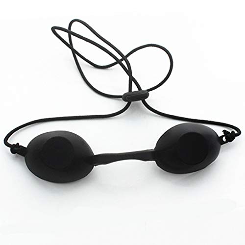 Smavles Gafas de Bronceado 6 Pcs Gafas de Seguridad Gafas de Protección Ajustables Parche Ocular para la Terapia de Rayos Infrarrojos UV IPL