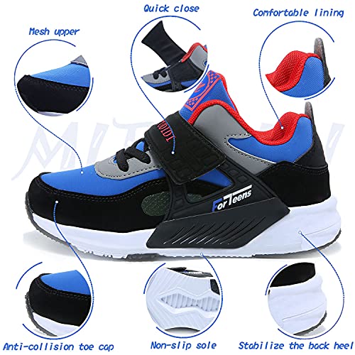 Sneakers Niño 35 Infantil Zapatillas Zapatos Zapatillas Running Unisex Zapatos Deportivos Running Shoes Calzado Trekking Ligero Transpirables Azul