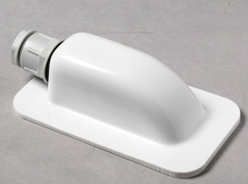 Solara® Pasacables para techo de caravanas, plástico ABS, DD1, color blanco