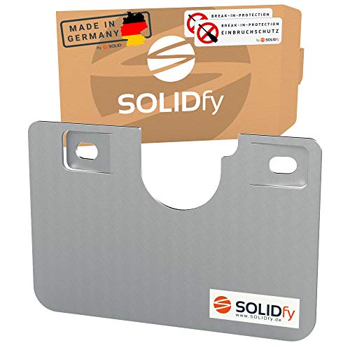 SOLIDfy® - Protección antirrobo para puerta del conductor, de acero inoxidable, para Ducato, Jumper, Boxer X250 X290.